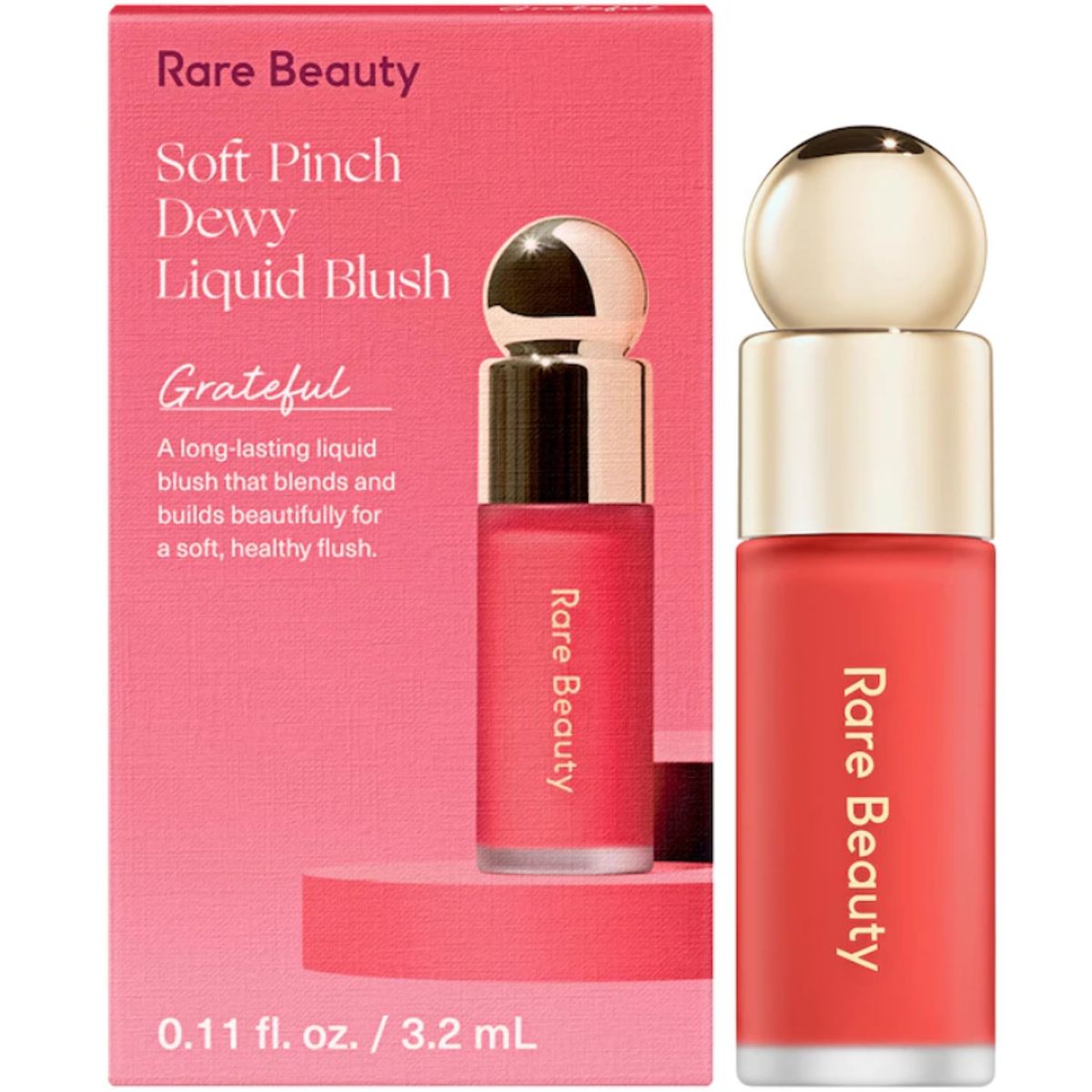 RARE BEAUTY - Mini Rubor Liquido Soft Pinch - Grateful Rare Beauty