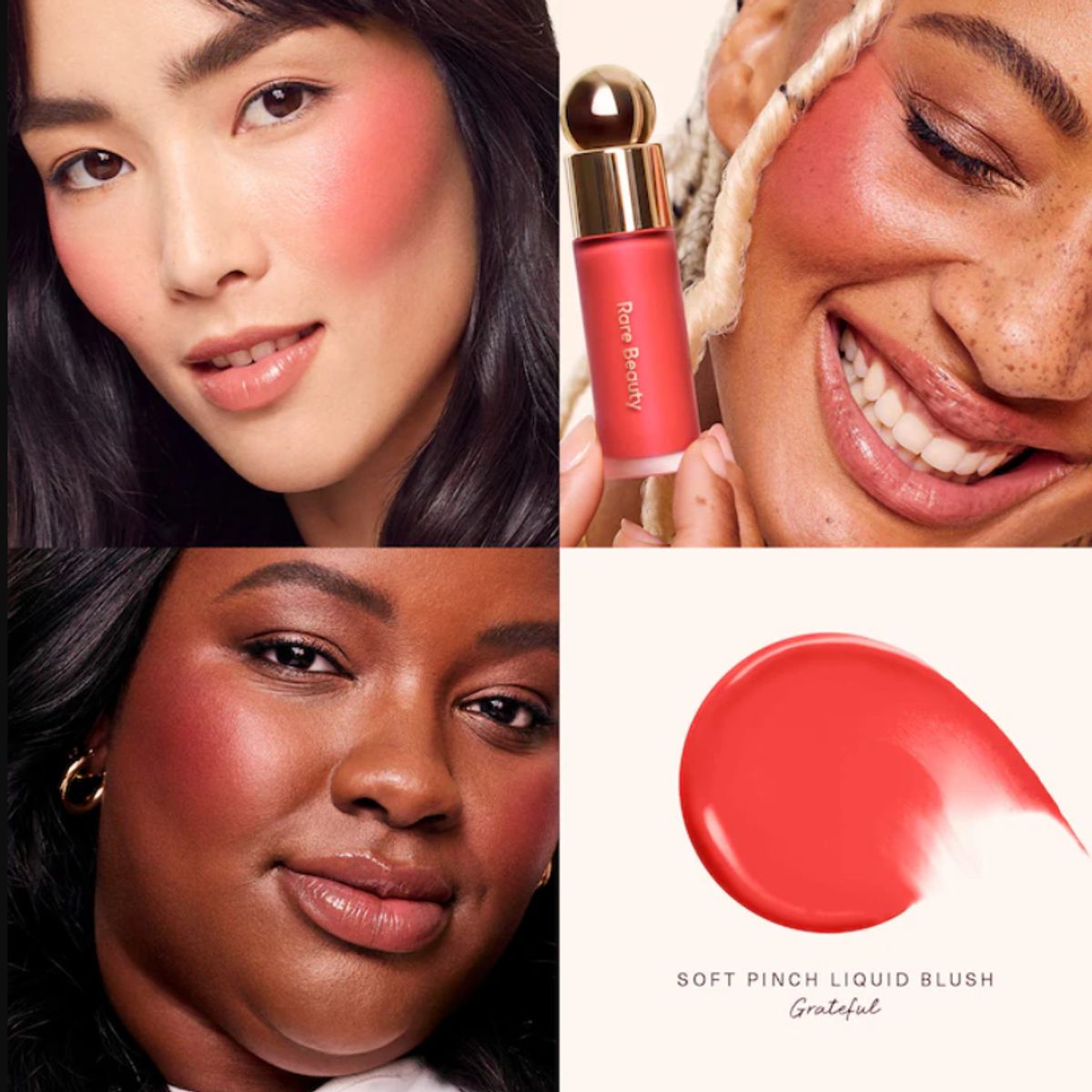 RARE BEAUTY - Mini Rubor Liquido Soft Pinch - Grateful Rare Beauty