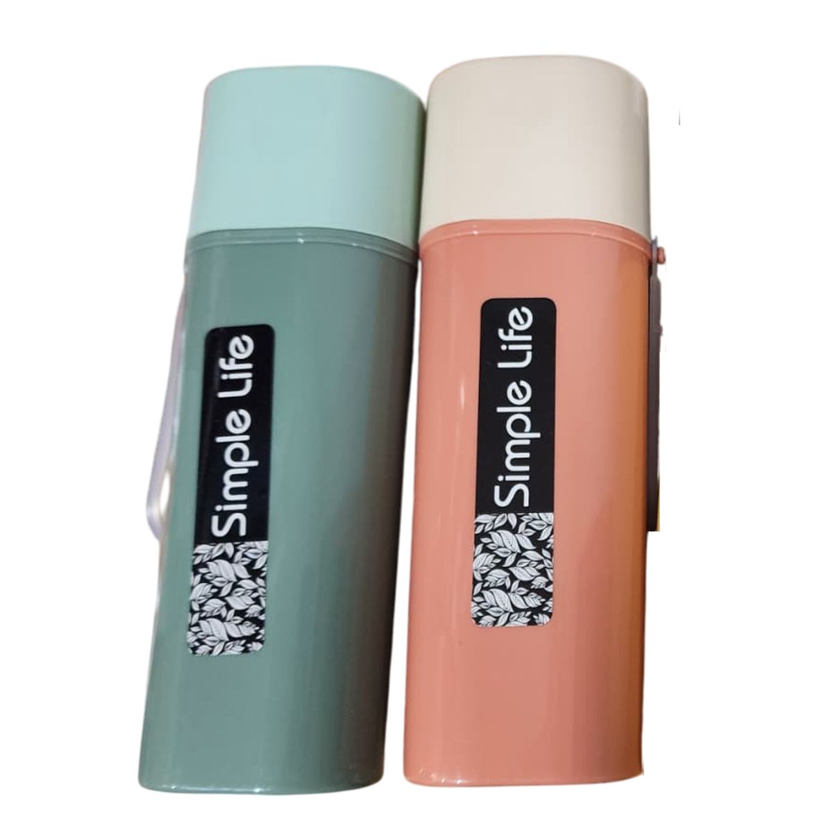 GENERICO - x2 estuche porta cepillo 20x6cm - Rosa y Verde