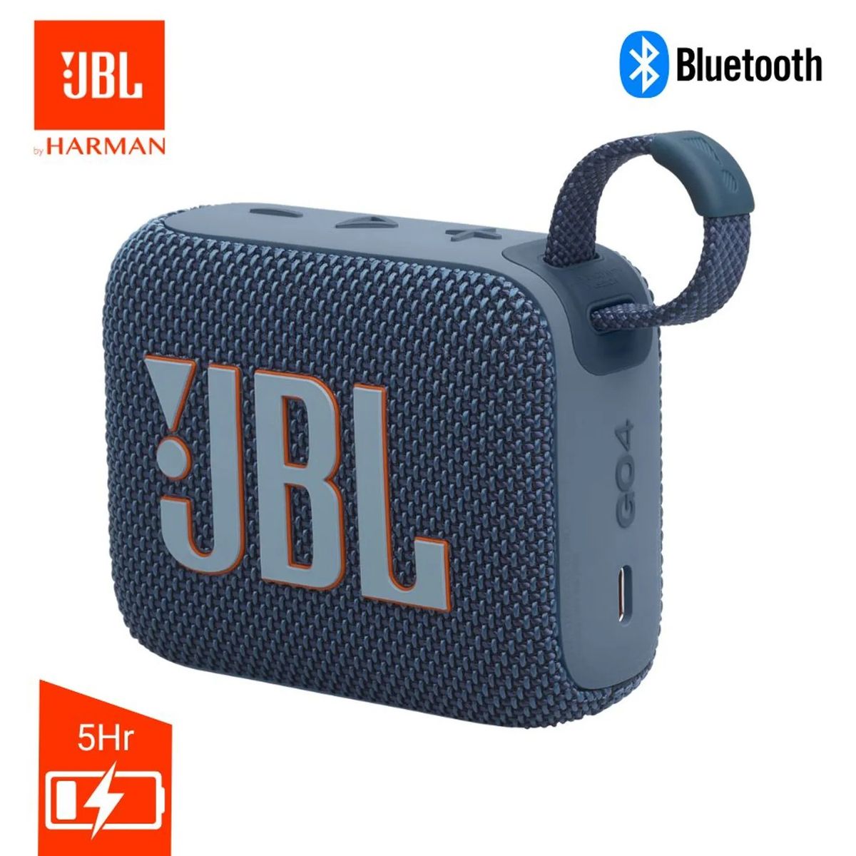 JBL - PARLANTE JBL BLUETOOTH ESTEREO 7HRS GO4 -  AZUL