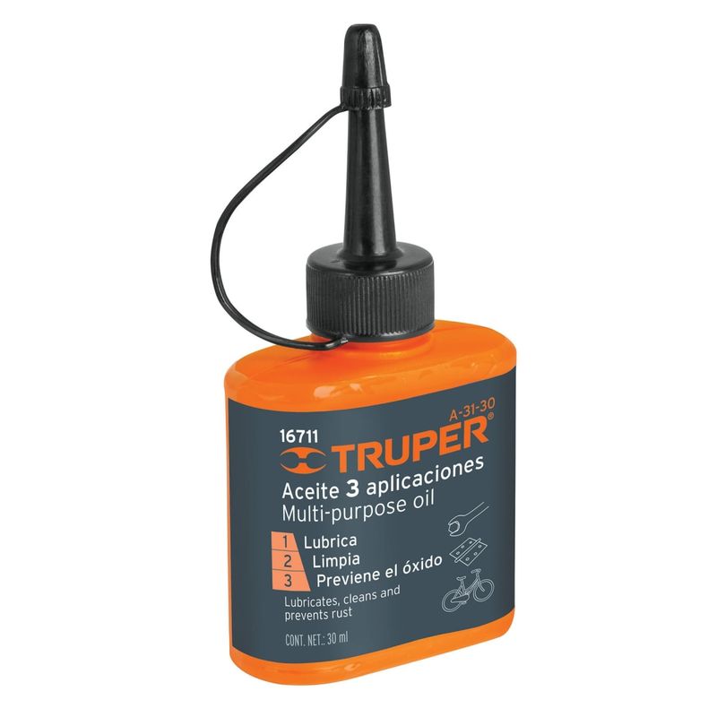 TRUPER - Aceite multiusos de 30 ml 1Oz Truper