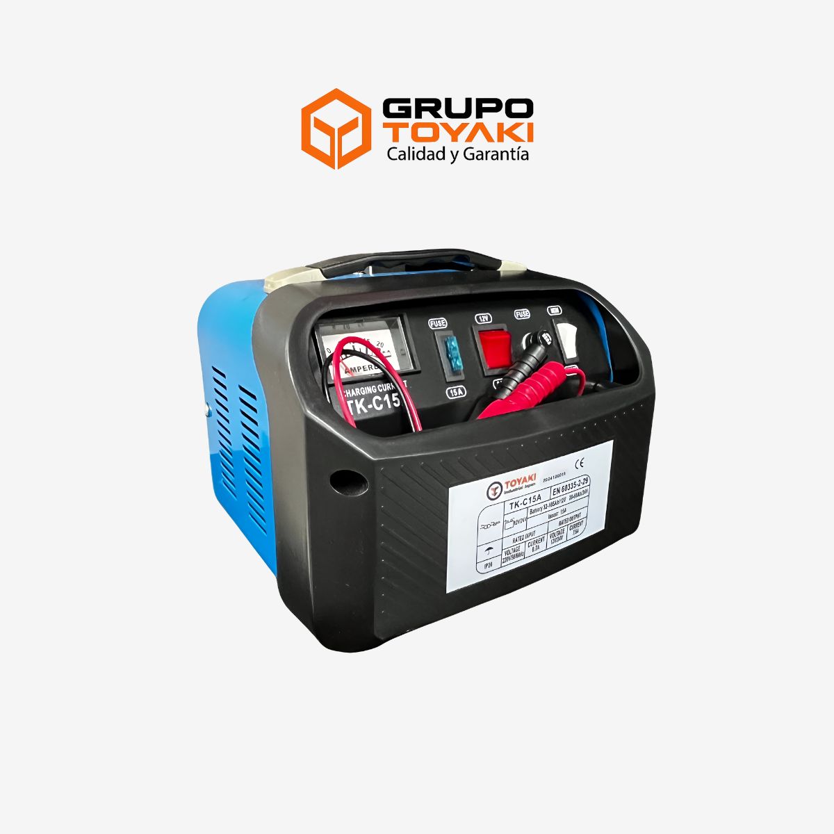 TOYAKI - CARGADOR DE BATERÍA 15 AMP TOYAKI – TK-C15A