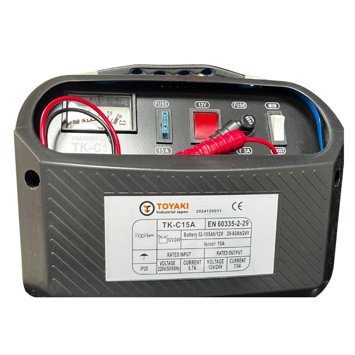 TOYAKI - CARGADOR DE BATERÍA 15 AMP TOYAKI – TK-C15A