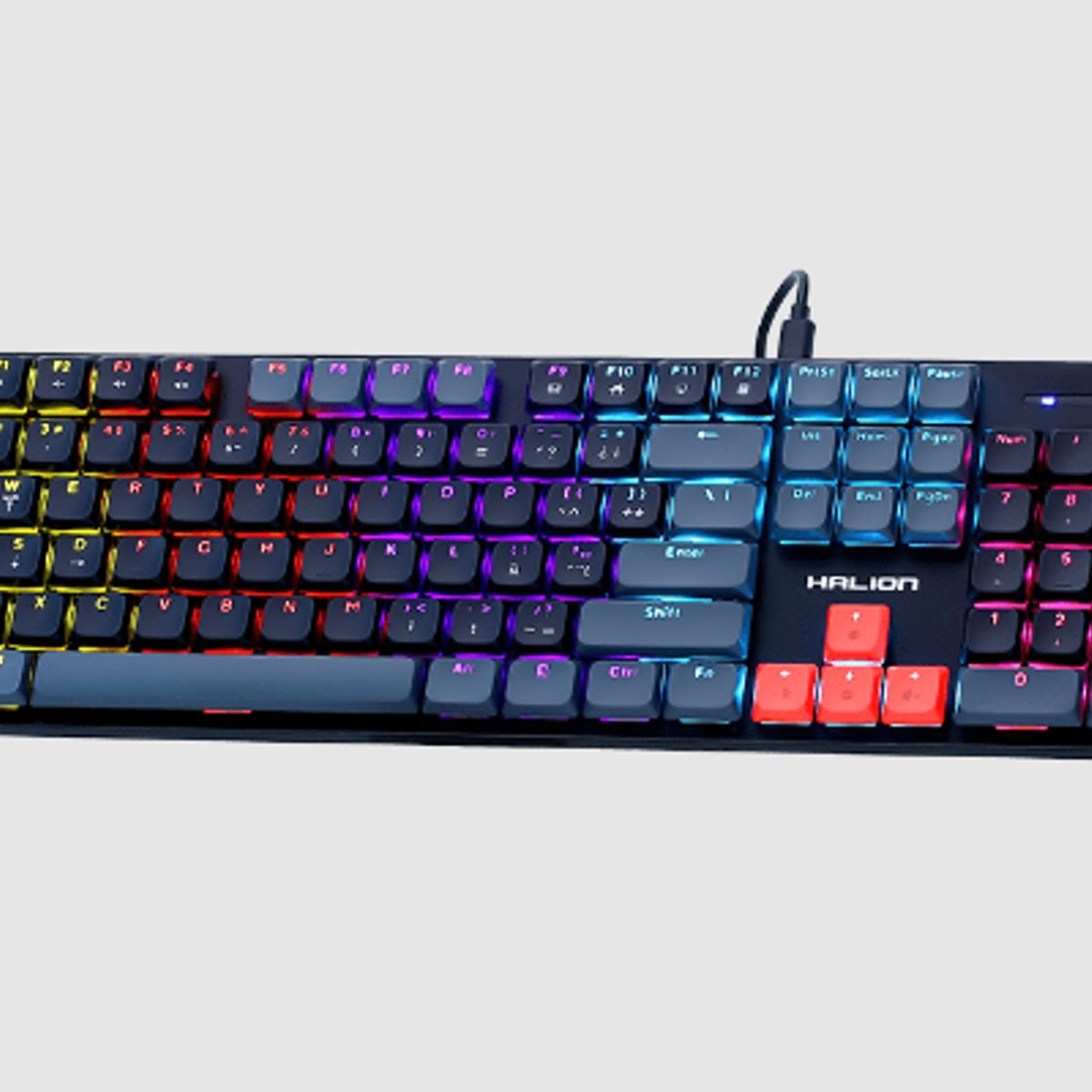 HALION - Teclado Mecanico Gamer DROGO BK HA-K947G HALION