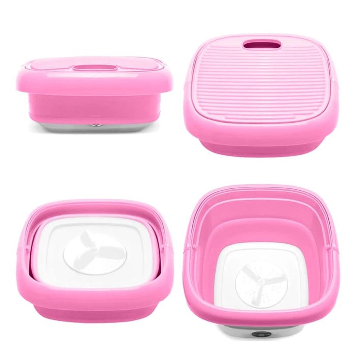 GENERICO - MINI LAVADORA PORTATIL PLEGABLE CON CENTRIFUGADO