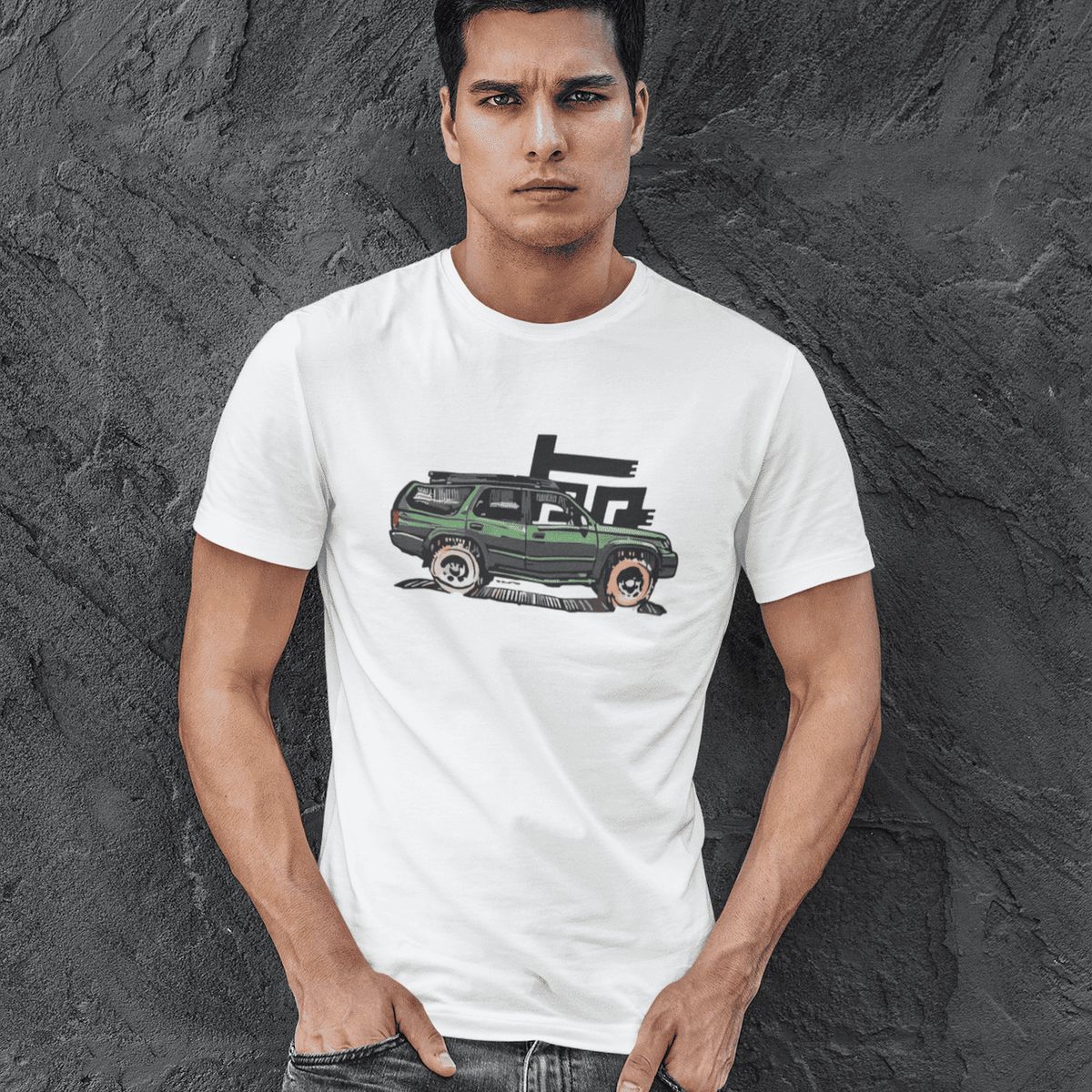 GENERICO - Polo 4Runner Camioneta Camiseta Hombre Toyota Algodon