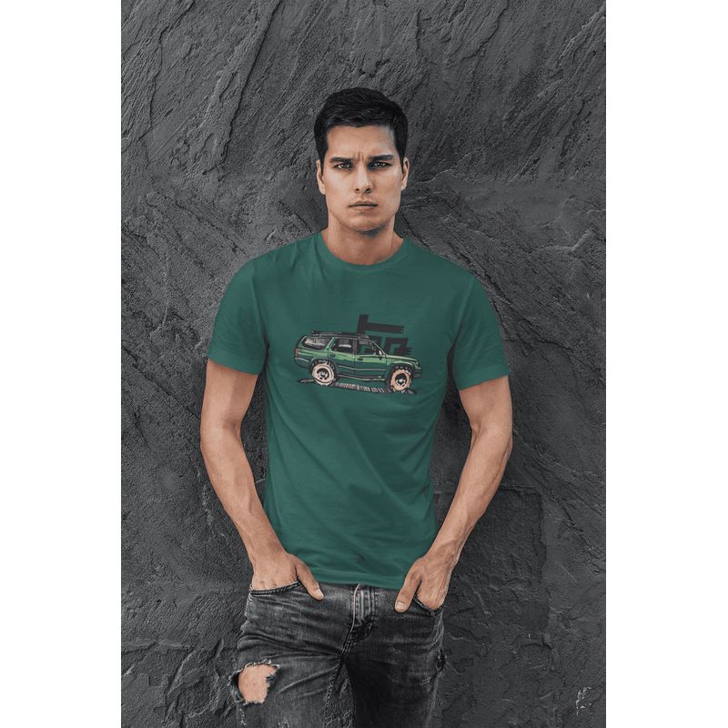 GENERICO - Polo Camioneta 4Runner Camiseta Hombre Toyo Algodon Peruano