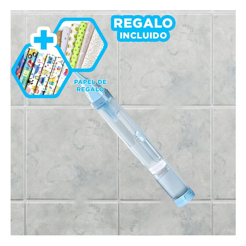 RYBIU IMPORT - Pack6 Set de Limpiador Dental Azul Y+Papel de Regalo