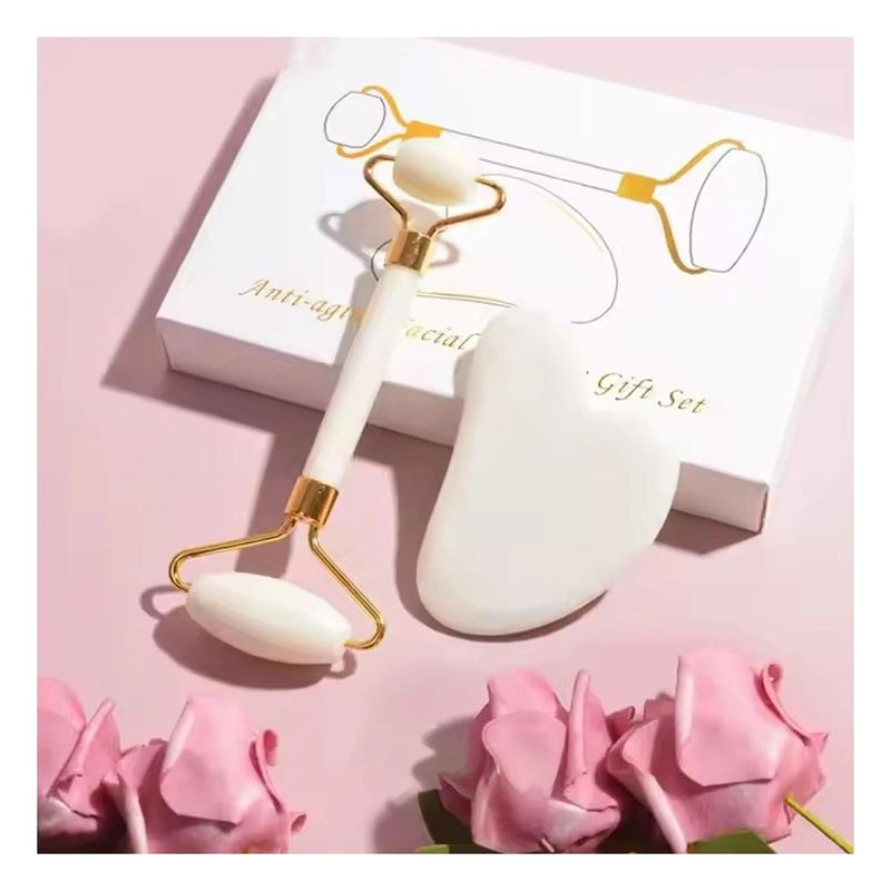 RYBIU IMPORT - Pack6 Rodillo para Masajes Faciales en Color Blanco