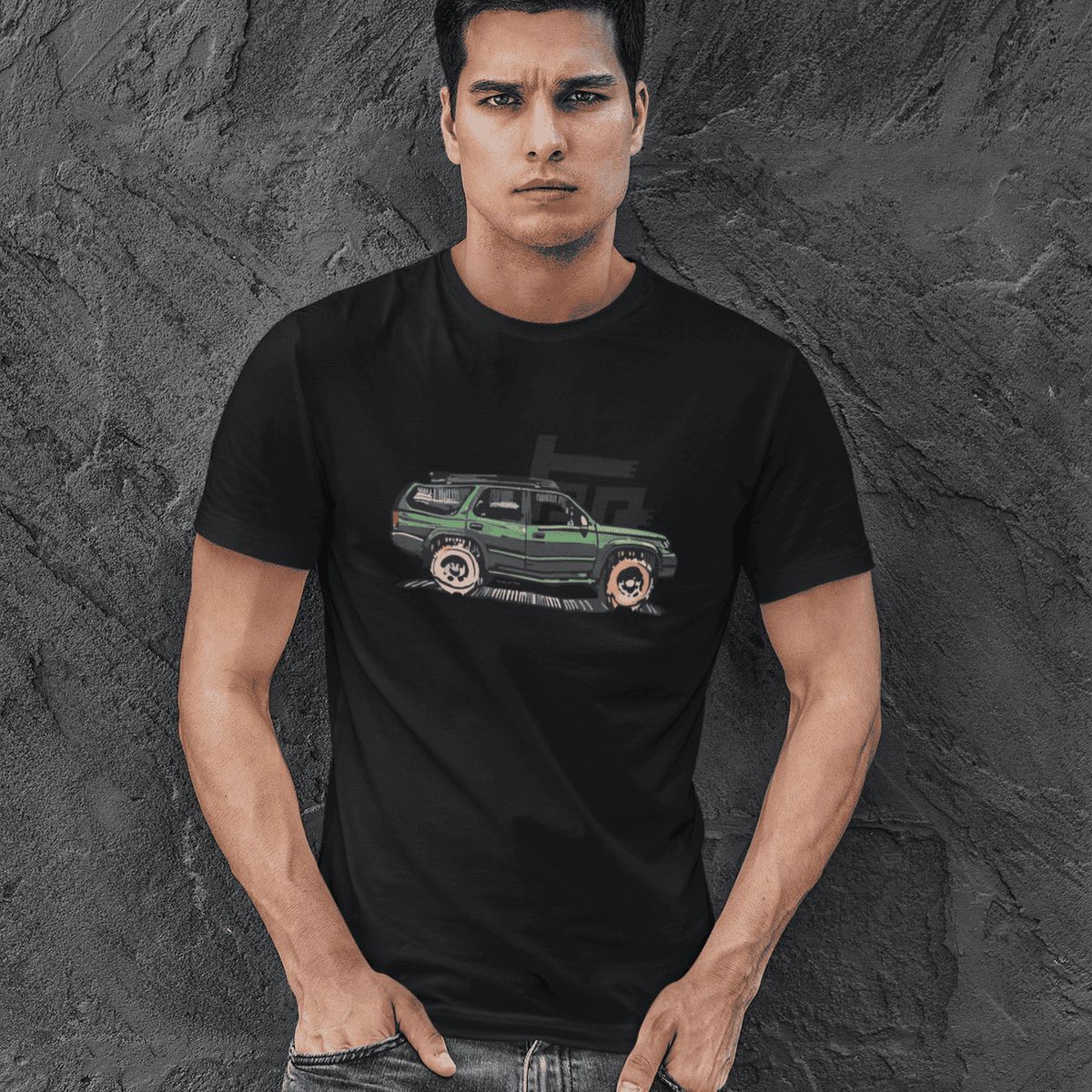 GENERICO - Polo Toyot 4Runner de Camioneta Camiseta Hombre Algodon