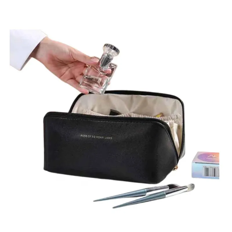 RYBIU IMPORT - Cosmetiquero Bolso de Viaje para Maquillaje Negro