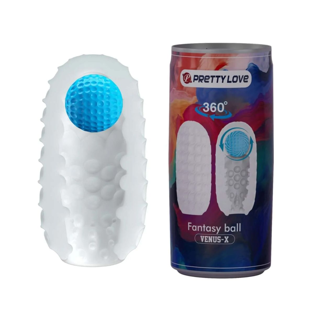 PRETTY LOVE - ACARICIADOR MASCULINO CON ESFERA FANTASY 2