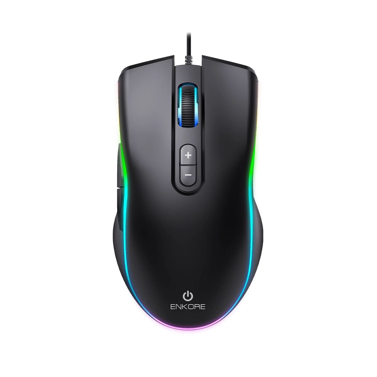 ENKORE - Mouse Gamer Alámbrico Rainbow 7B 7200DPI Enkore Kingdom EKM 308