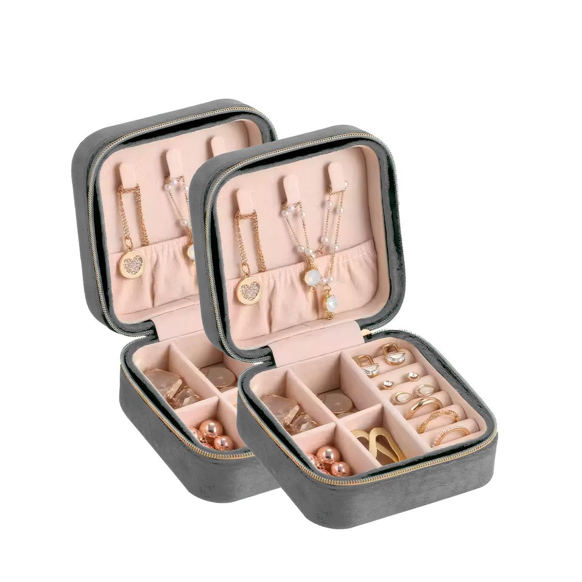 RYBIU IMPORT - Pack12 Caja con Espejo de Color Plomo Y+Papel de Regalo