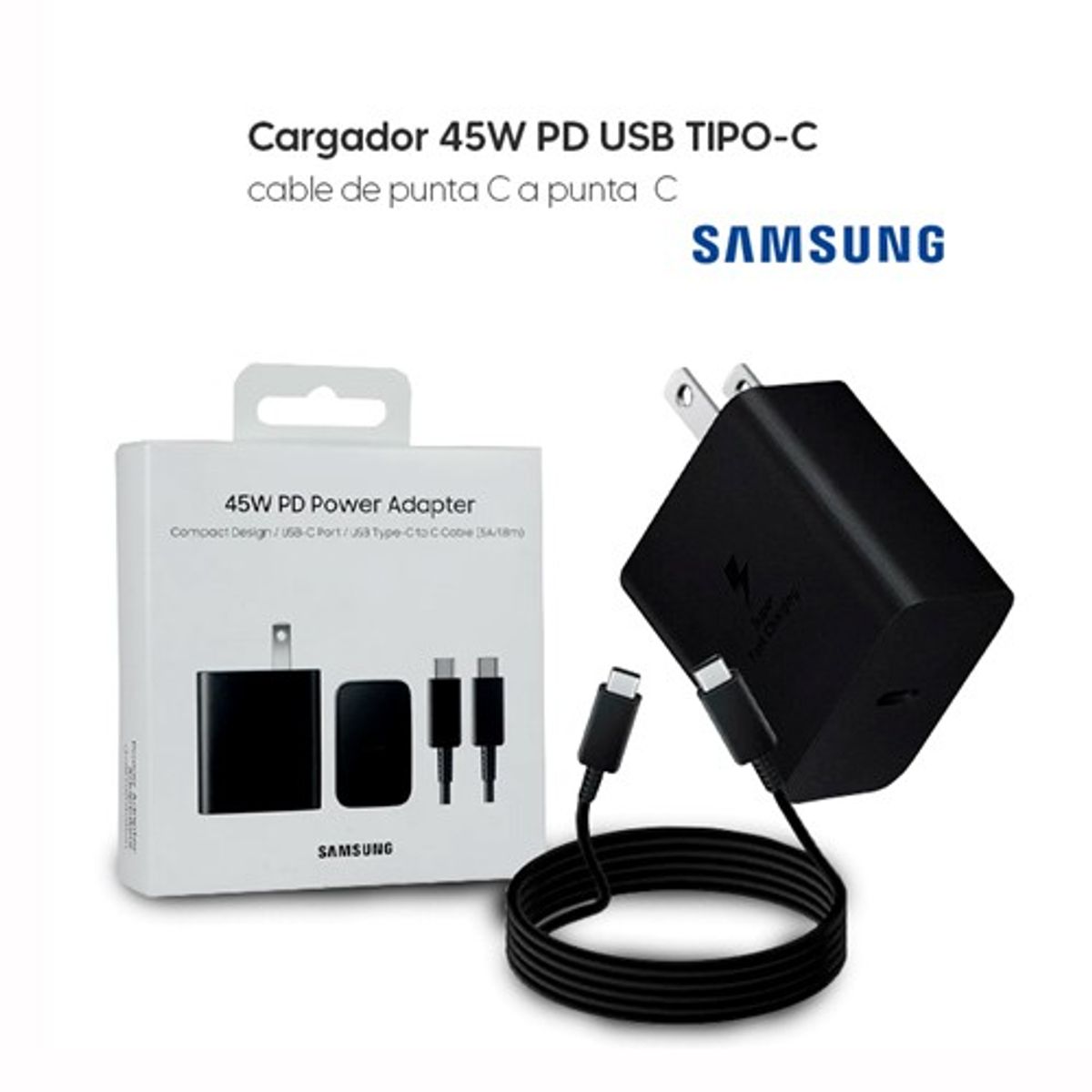 SAMSUNG - Cargador Samsung 45W para Galaxy S24 ULTRA - Original Edition Premium