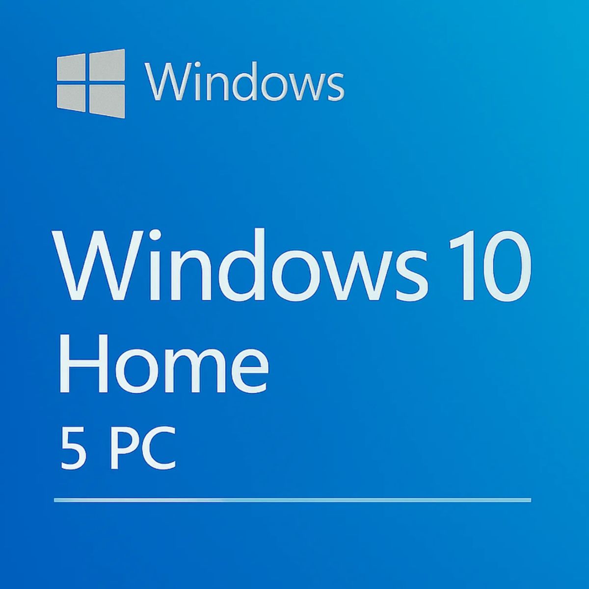MICROSOFT - Windows 10 Home para 5 PC