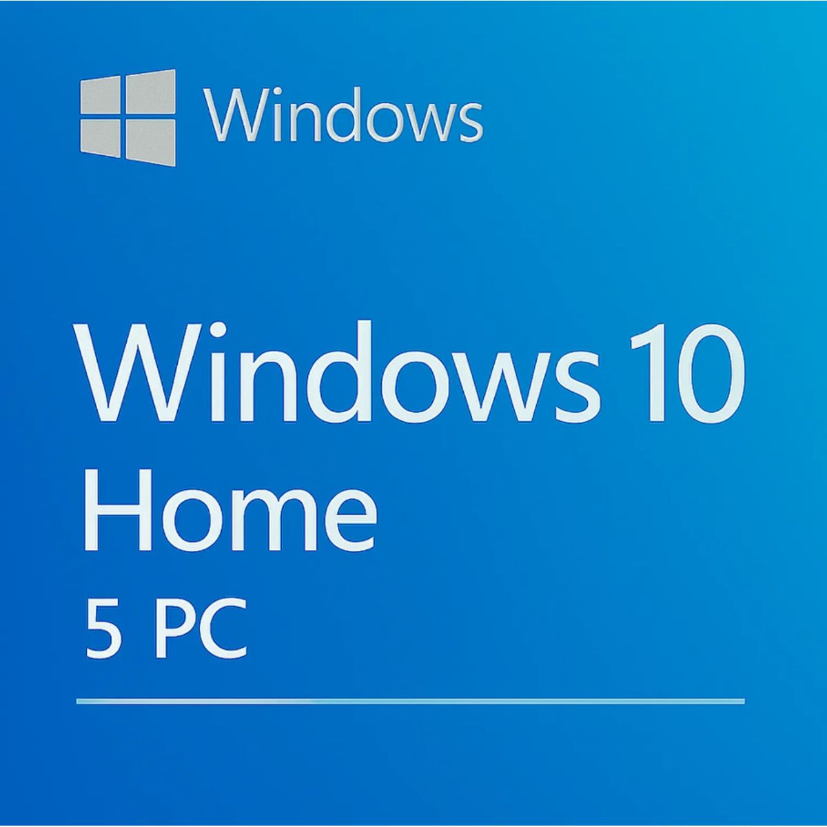 MICROSOFT - Windows 10 Home para 5 PC
