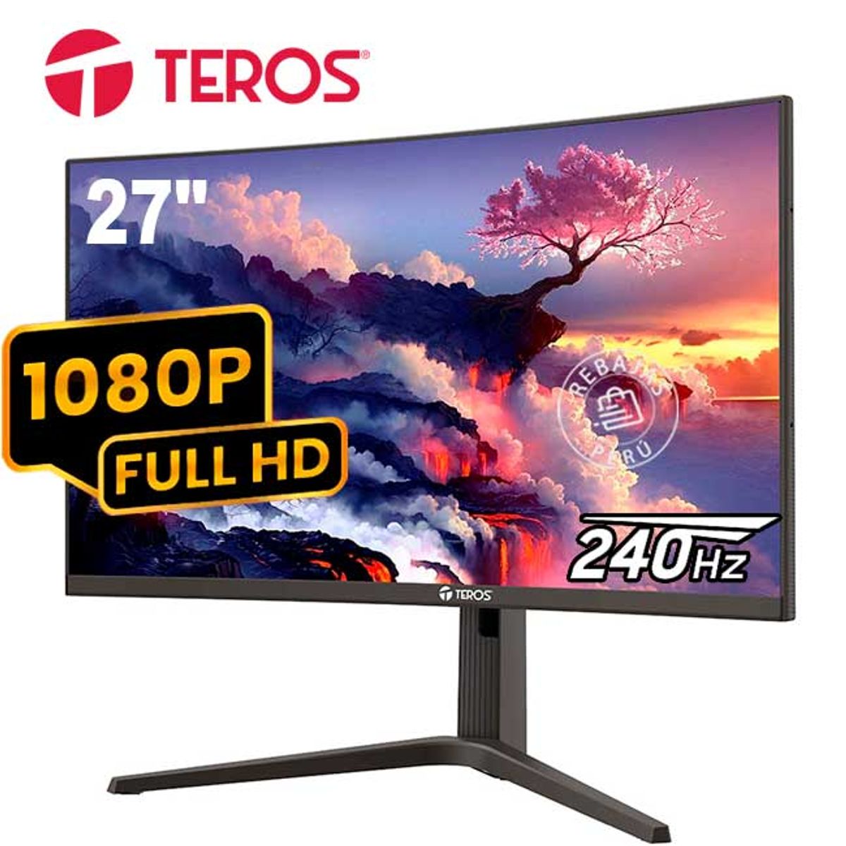 TEROS - Monitor Teros TE-3197N 27″ IPS Full HD 240Hz 1ms Adaptive-Sync Gamer