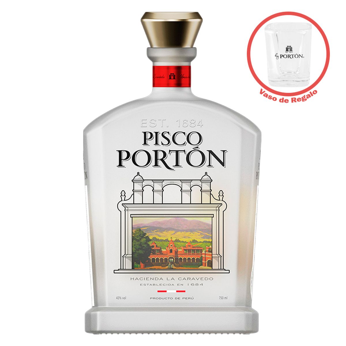 GENERICO - Pisco Portón Mosto Verde Quebranta 750ml