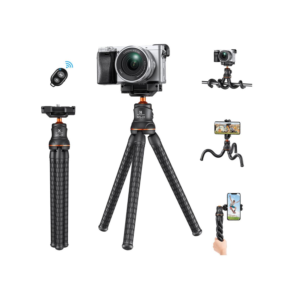 K&F CONCEPT - Mini trípode MS01 K&F Concept KF09129