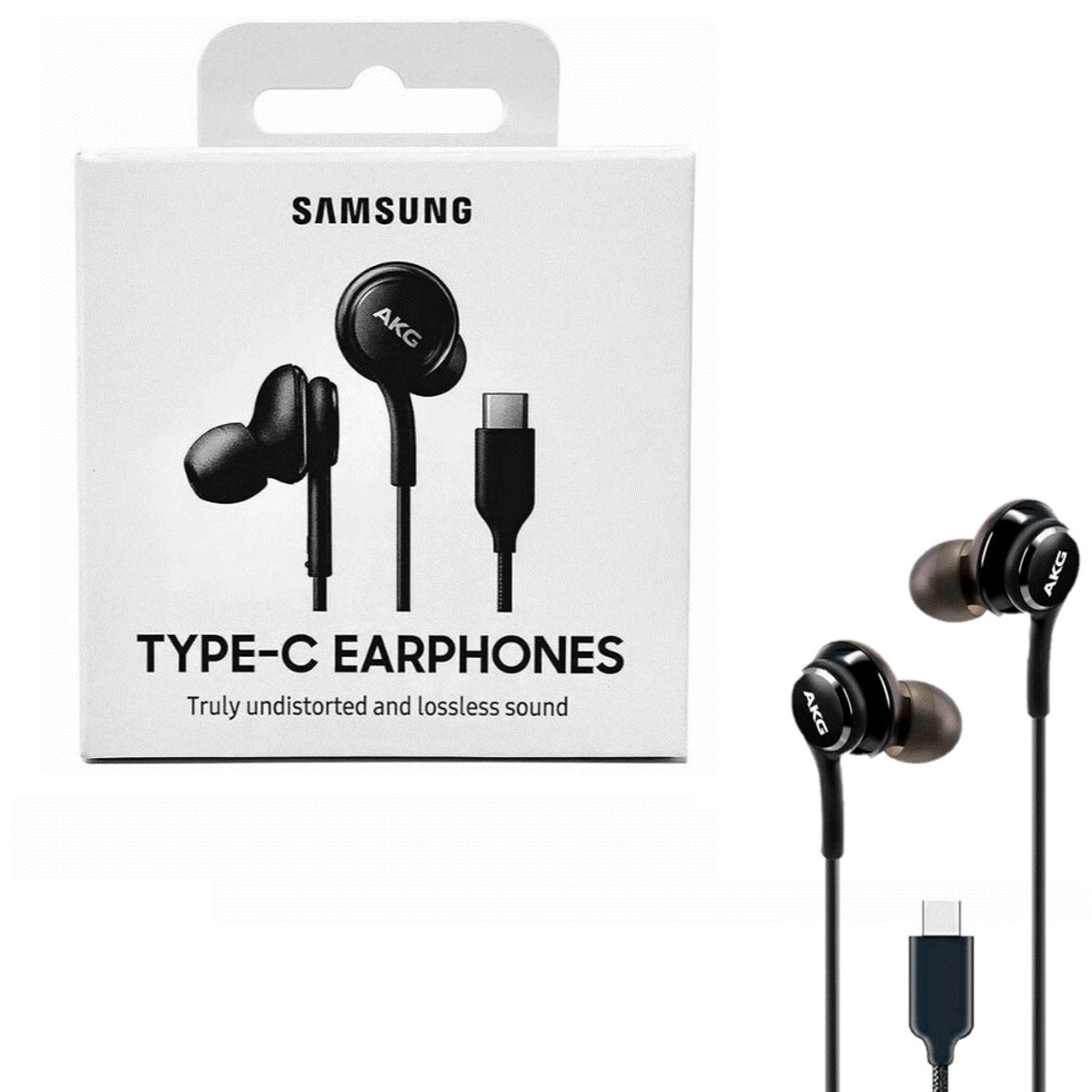 SAMSUNG - Audífonos Samsung AKG Cableados NEGROS Original Con Micrófono