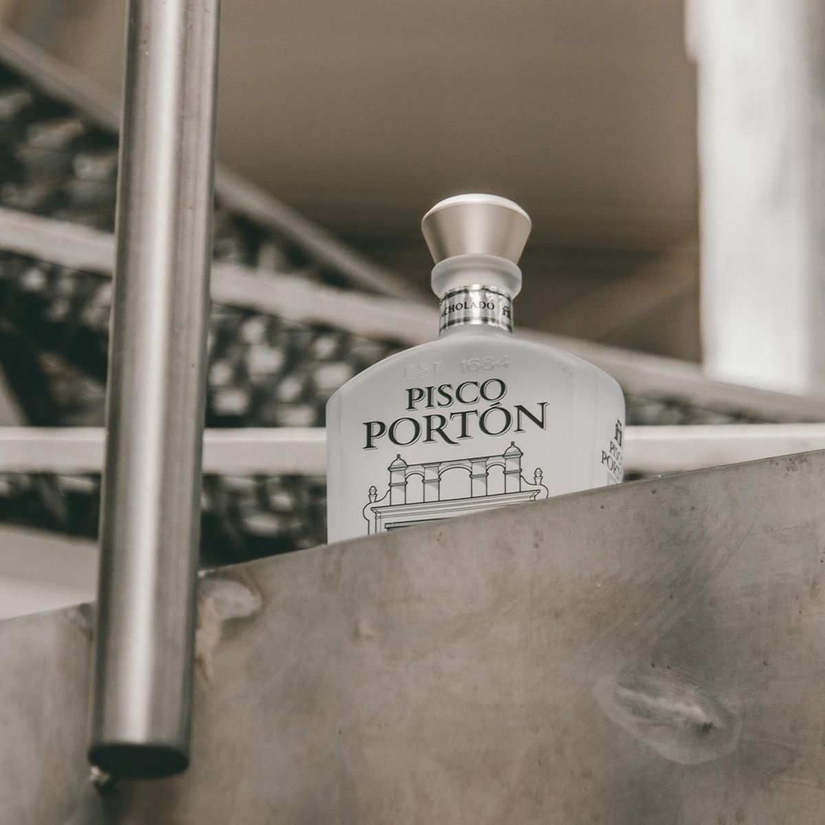 GENERICO - Pisco Portón Mosto Verde Acholado 375ml