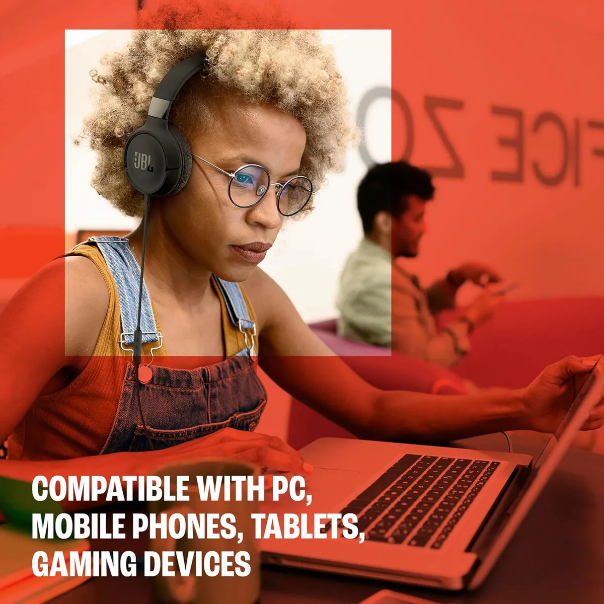 JBL - AUDIFONOS JBL TUNE 520C  COLOR NEGRO - CONECTOR USB C - HI RES