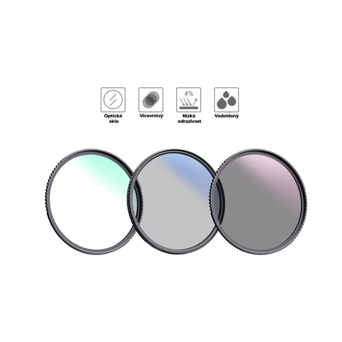 K&F CONCEPT - Kit de filtro UVCPLND4 Serie K K&F Concept 58mm