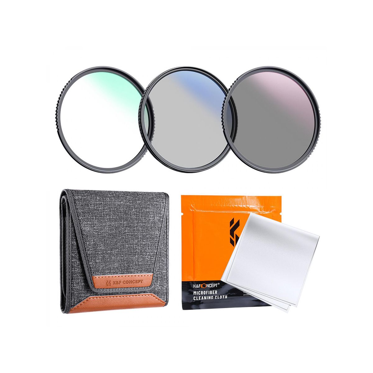 K&F CONCEPT - Kit de filtro UVCPLND4 Serie K K&F Concept 67mm