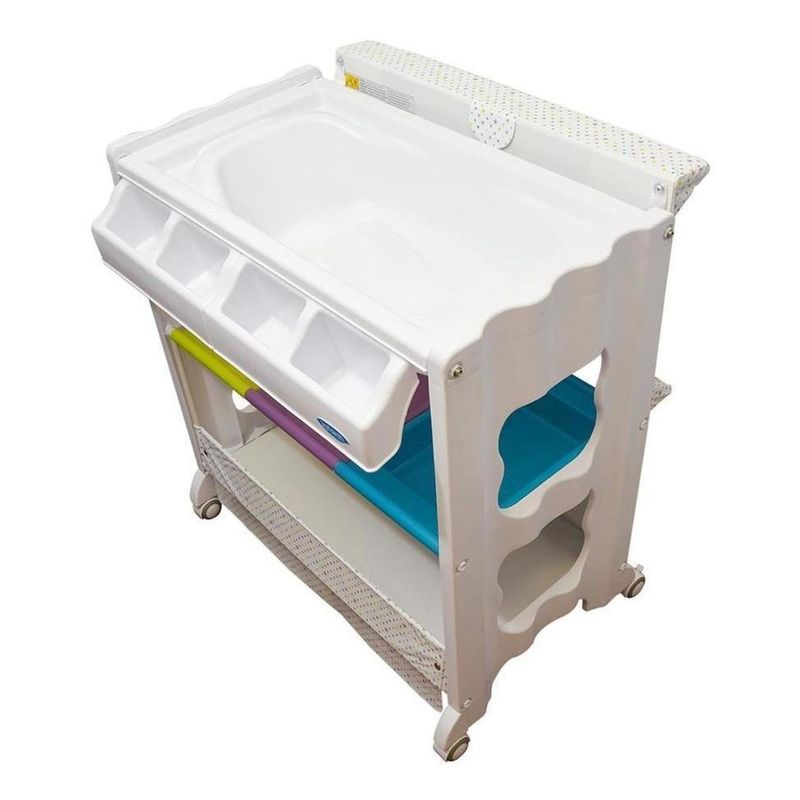 INFANTI - Bañera Con Cambiador Infanti Stars Con 2 Niveles