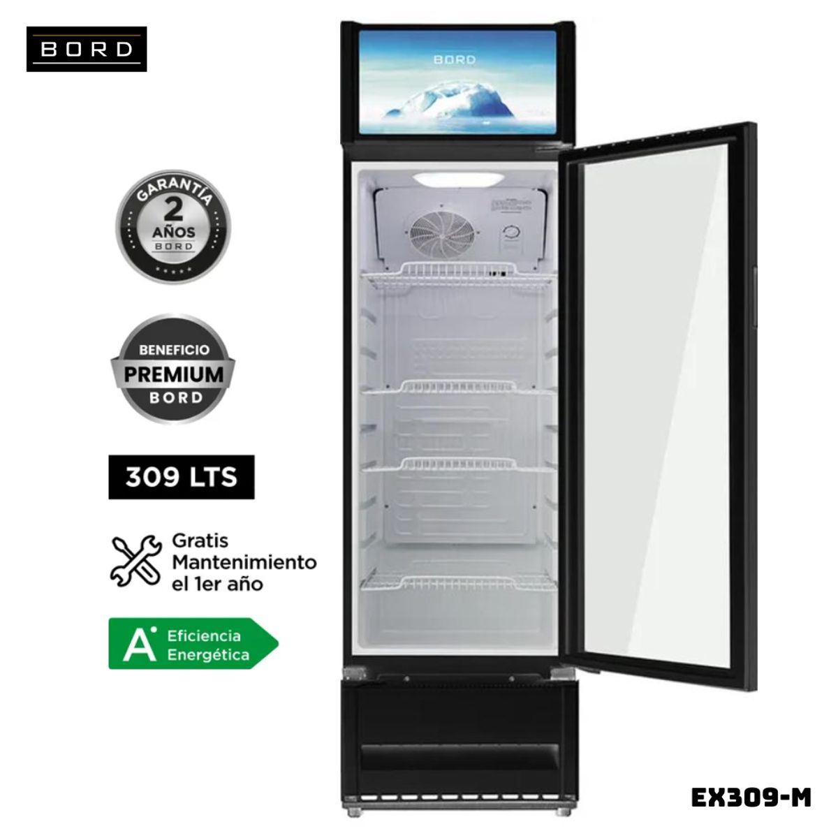 BORD - VITRINA EXHIBIDOR BORD VERTICAL 309 L - EX309-M