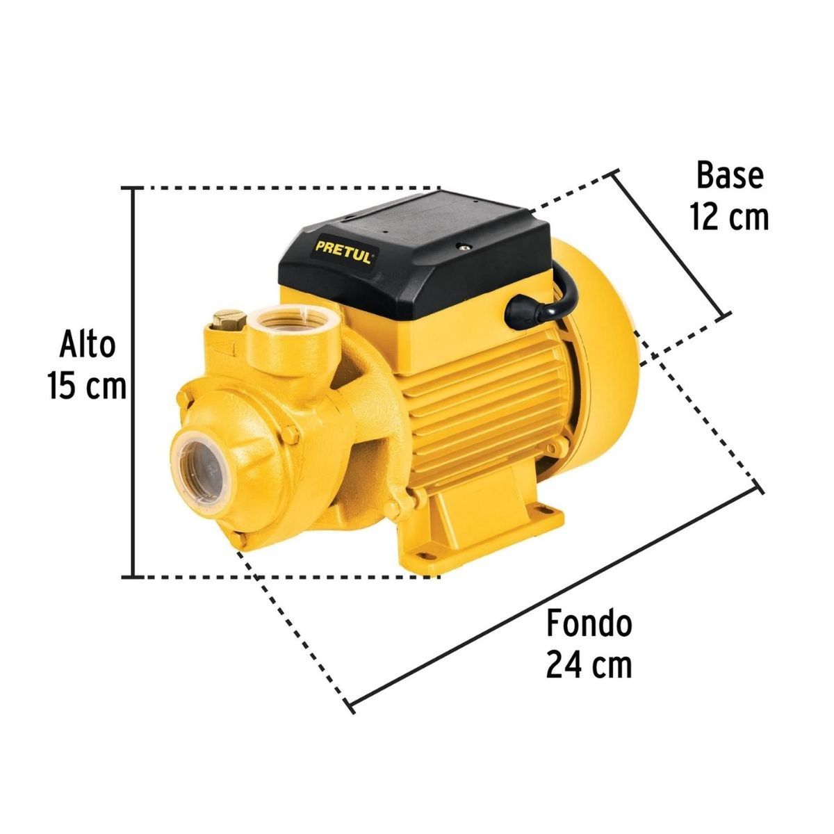 PRETUL - Bomba Periferica Para Agua 1/2HP 28025 Pretul