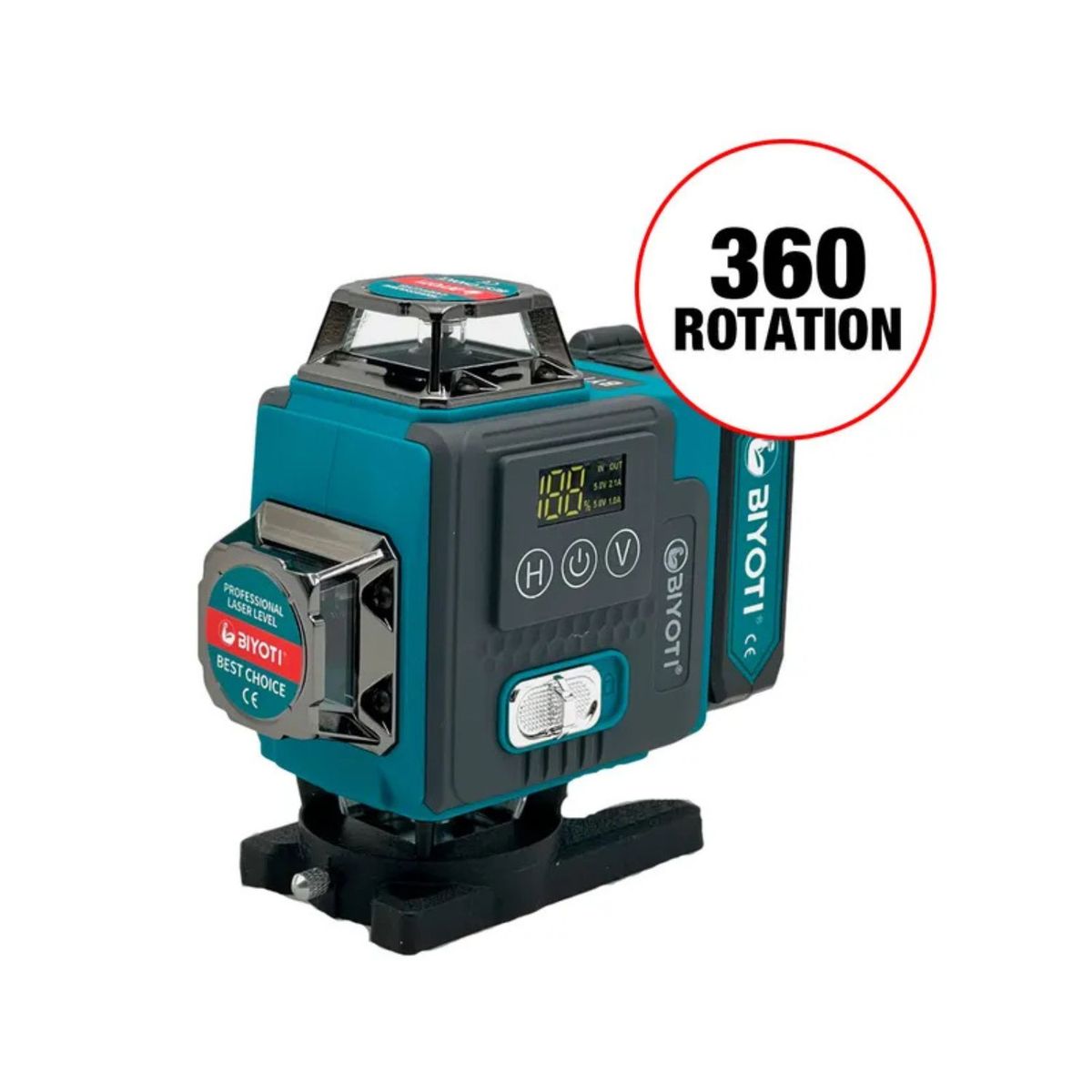 GENERICO - NIVEL LASER 4D 16 LINEAS CON TRIPODE BIYOTI
