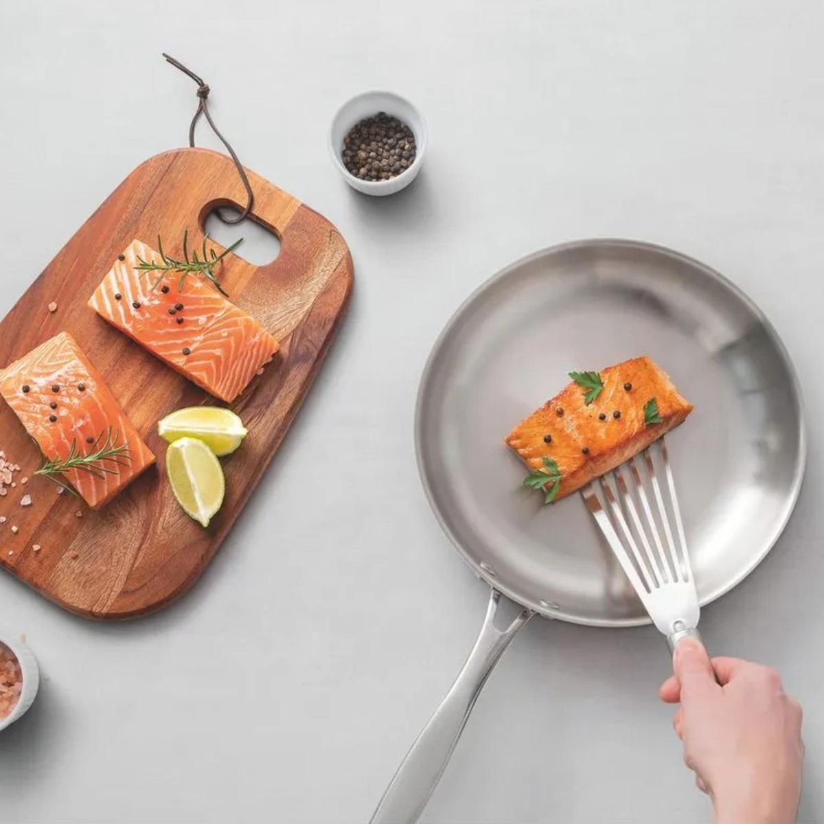 TRAMONTINA - Sartén Acero Inoxidable 20Cm Grano-Tramontina