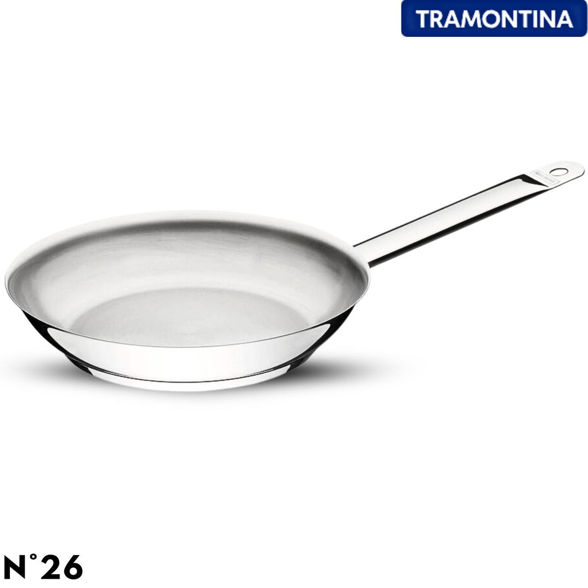 TRAMONTINA - Sartén Profesional Inoxidable # 26 - Tramontina