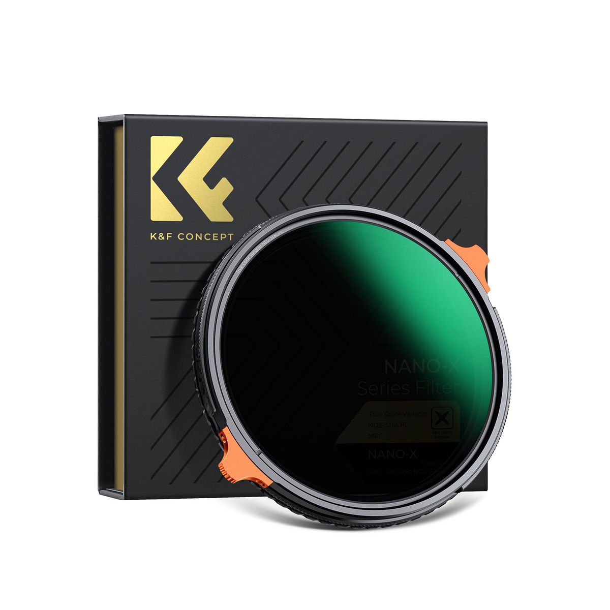K&F CONCEPT - Filtro 2 en 1 – CPL+Variable ND2-32 Nano X TRUE COLOR K&F Concept 77mm