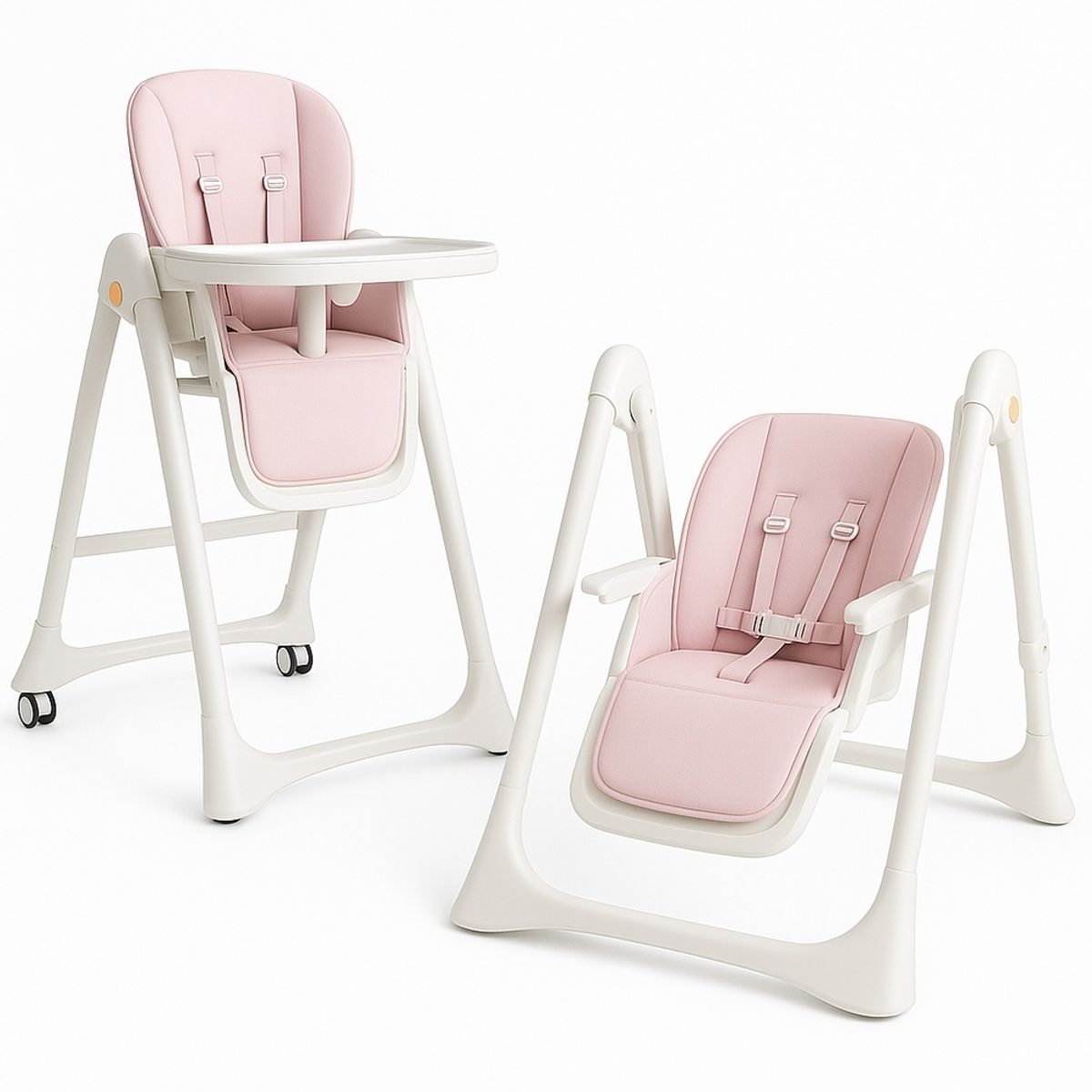 GENERICO - Silla de Comer  Mecedora Multifuncional Rosado