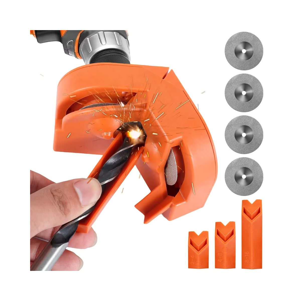 GENERICO - Afilador Eléctrico para Brocas de Metal Compacto y Duradero