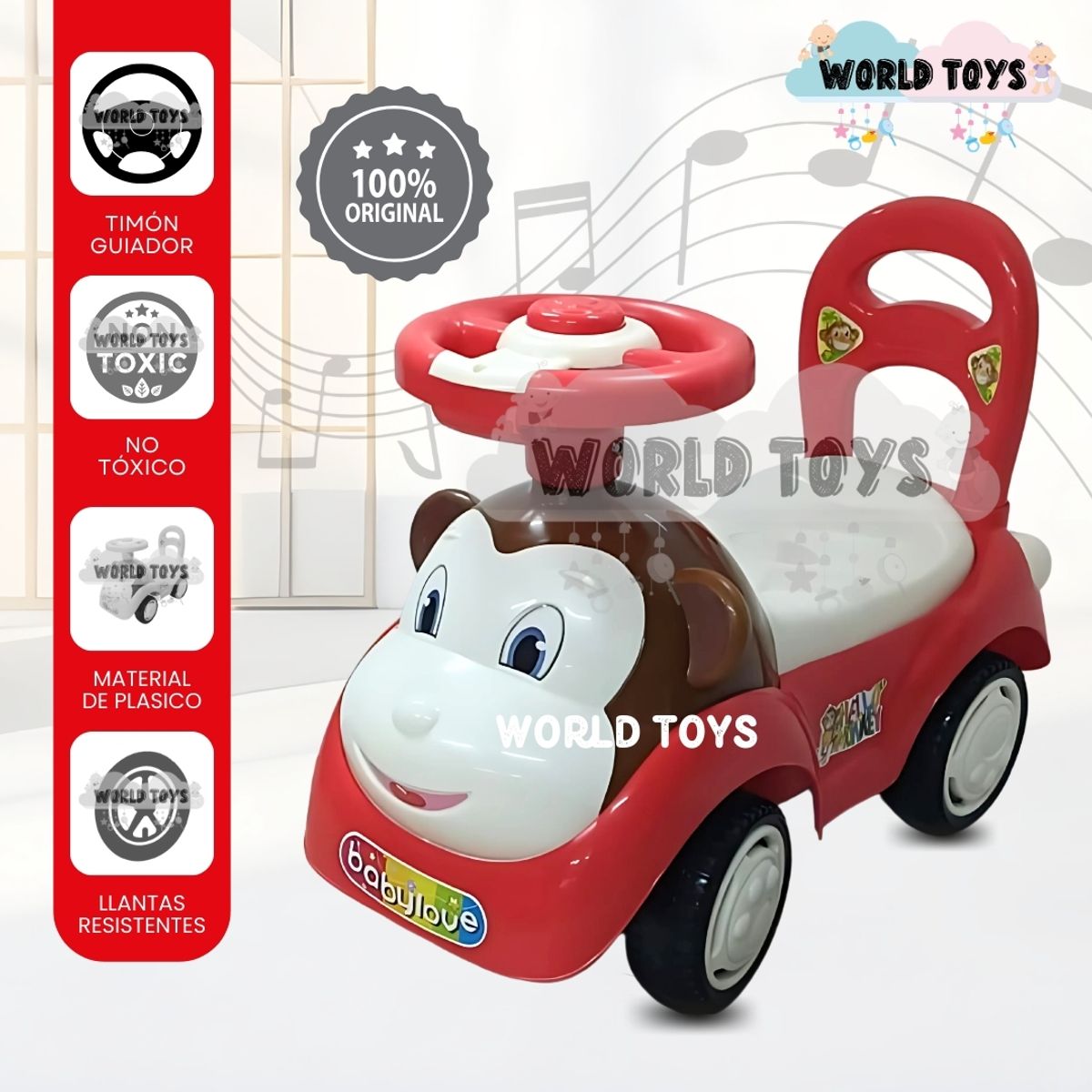 Baby - Correpasillo Musical «MONTY II» Edición Limitada Red