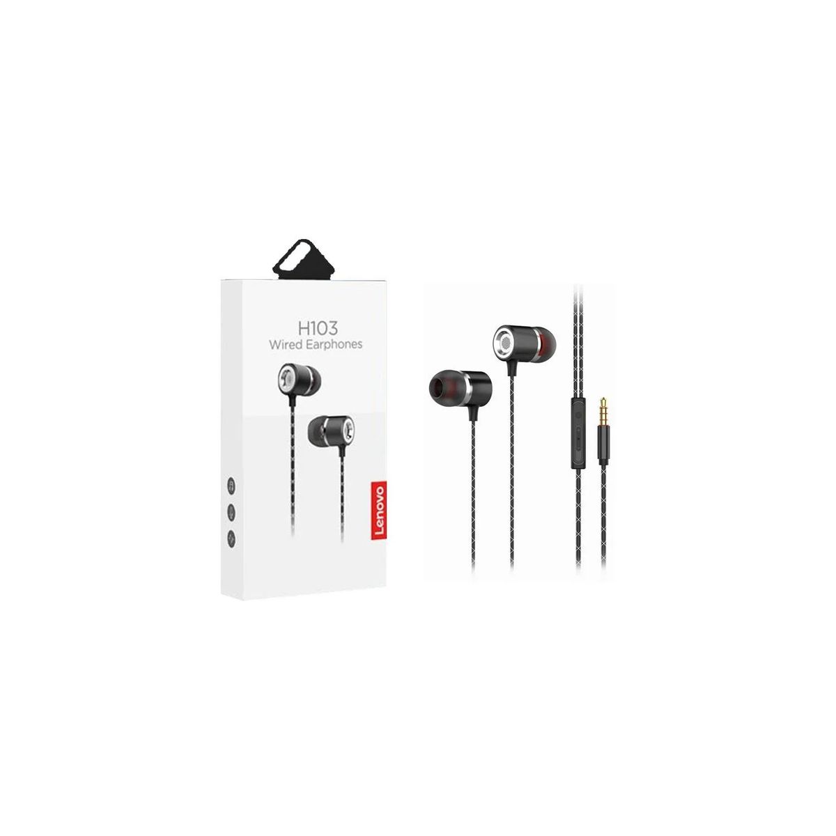 LENOVO - Audífonos Lenovo H103 In-Ear con Micrófono  Negro