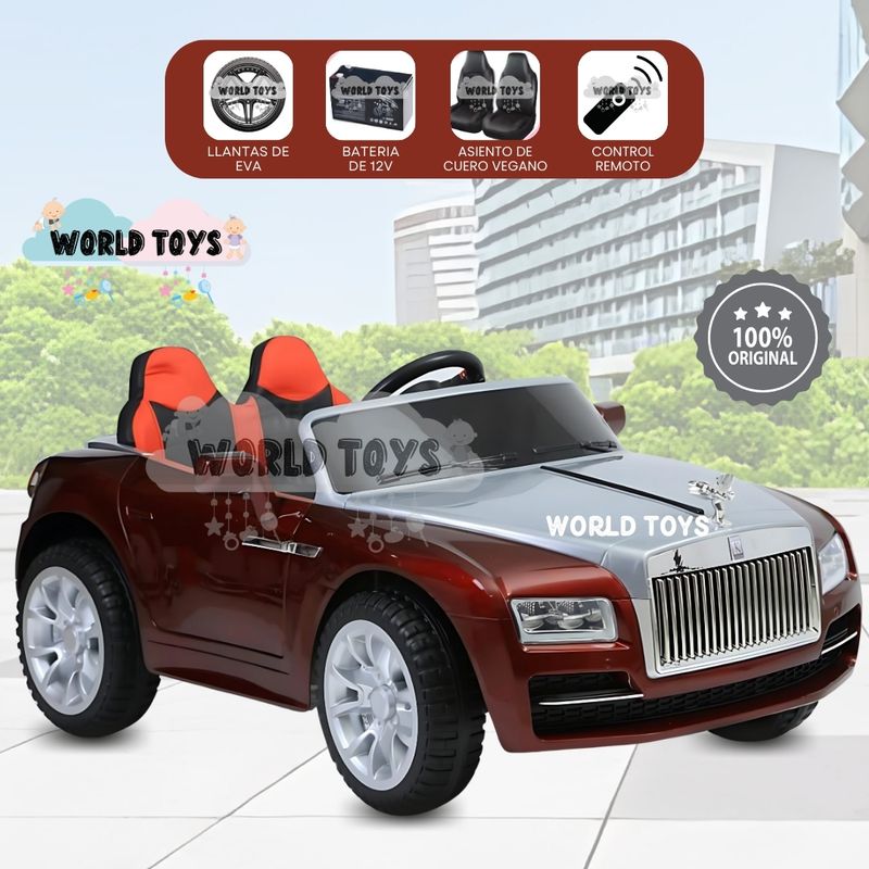 BABY - Carro a batería Musical «R-ROYCE» Edición Limitada Red