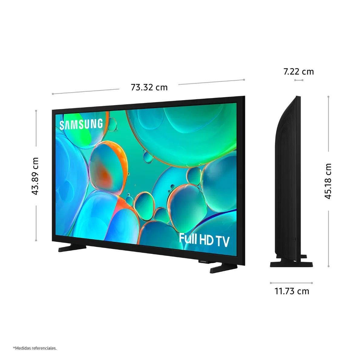 SAMSUNG - Televisor Samsung 32'' LED HD Smart TV UN32H5000FGXPE Tizen 2025