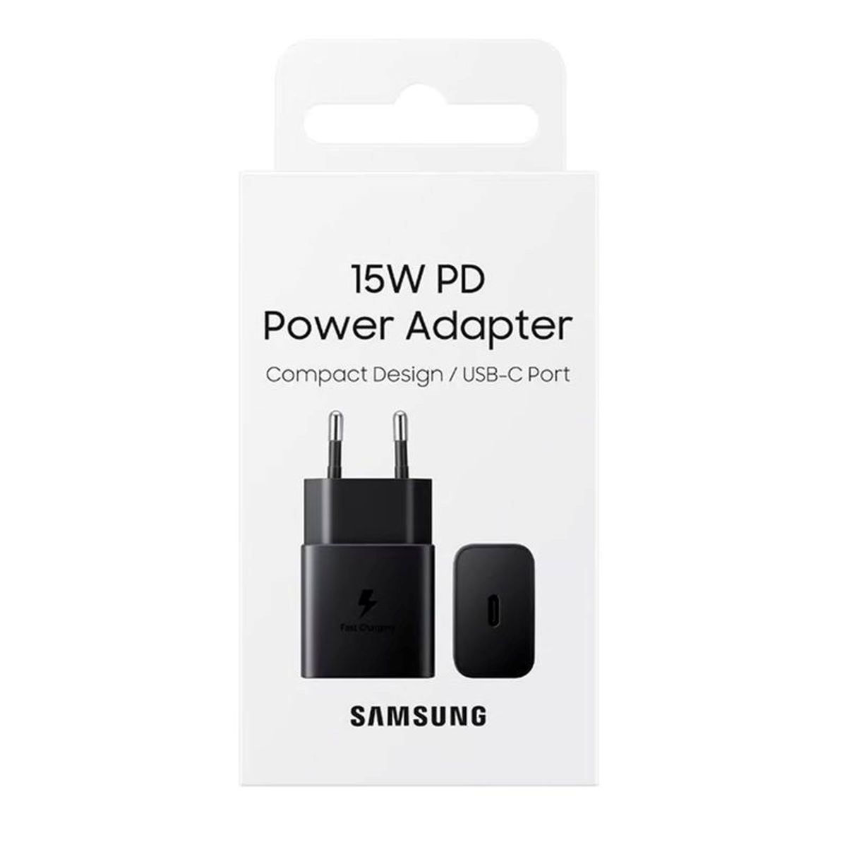 SAMSUNG - ADAPTADOR SAMSUNG 15W PARA  GALAXY A05  A15 Original - negro