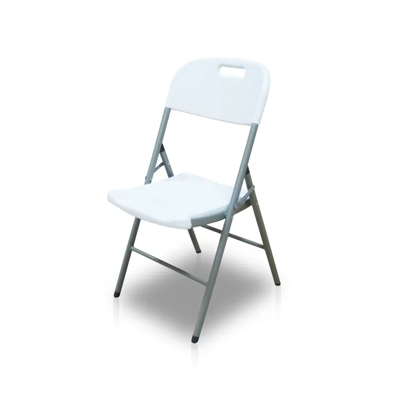 ATLETIS - Silla Plegable de Camping y Exteriores Portátil Blanca