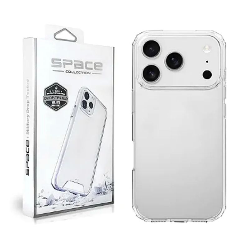 GENERICO - CASE SPACE PARA IPHONE 17 PRO MAX  -  TRANSPARENTE