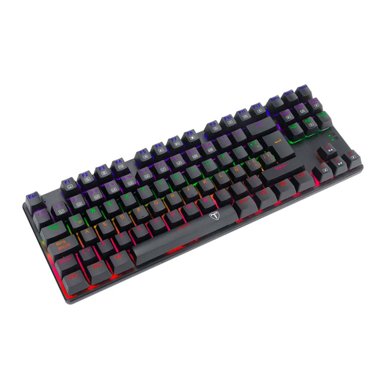 T-DAGGER - Teclado Mecánico T-Dagger BORA T-TGK313 Red Switch Rainbow Español