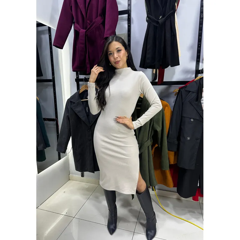 ALLEZ COLLECTION - VESTIDO ZULLY CASUAL MANGA LARGA