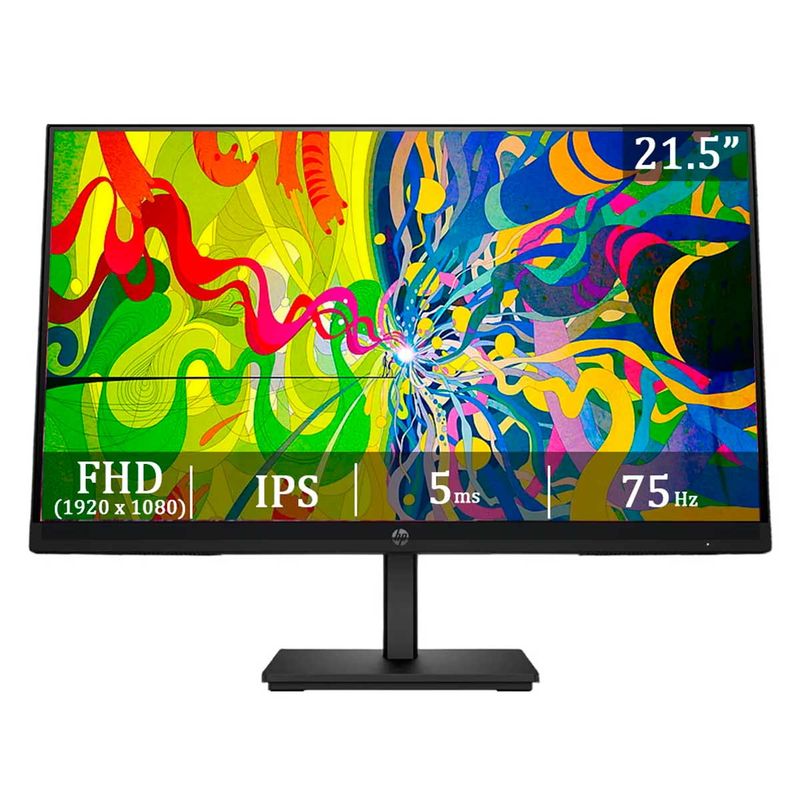 HP - MONITOR HP V22iG5 22 PLANO DISPLAY PORT HDMI VGA 1920 X 1080 75HZ 5MS