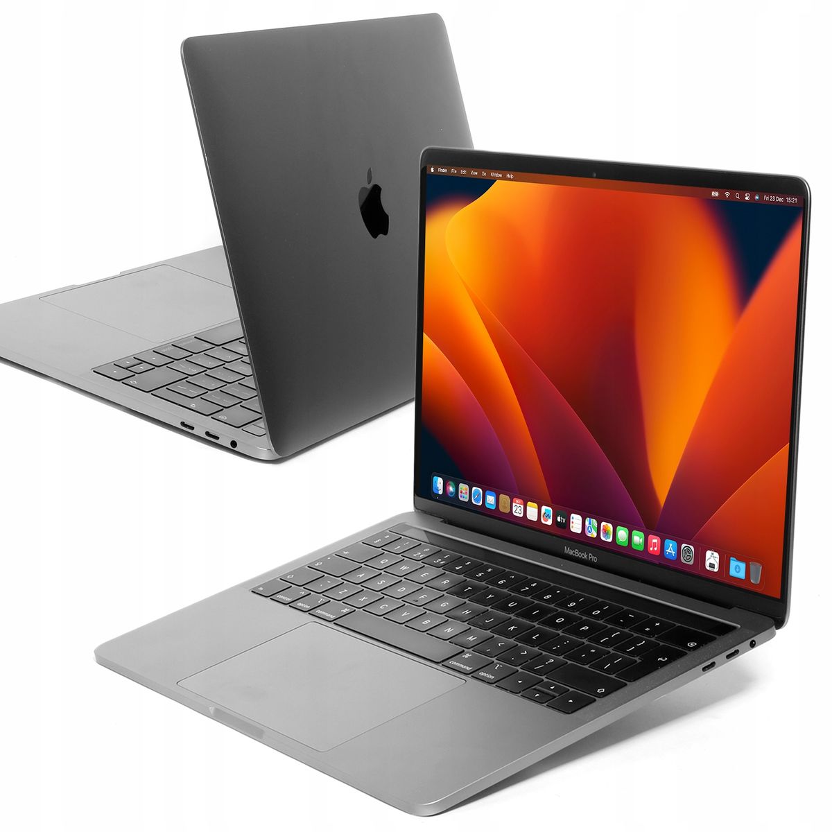 APPLE - Macbook Pro 13 Gris 2018 A1989 512GB SSD 8GB RAM I5 Touch Bar CAJA ORIGINAL Reacondicionada