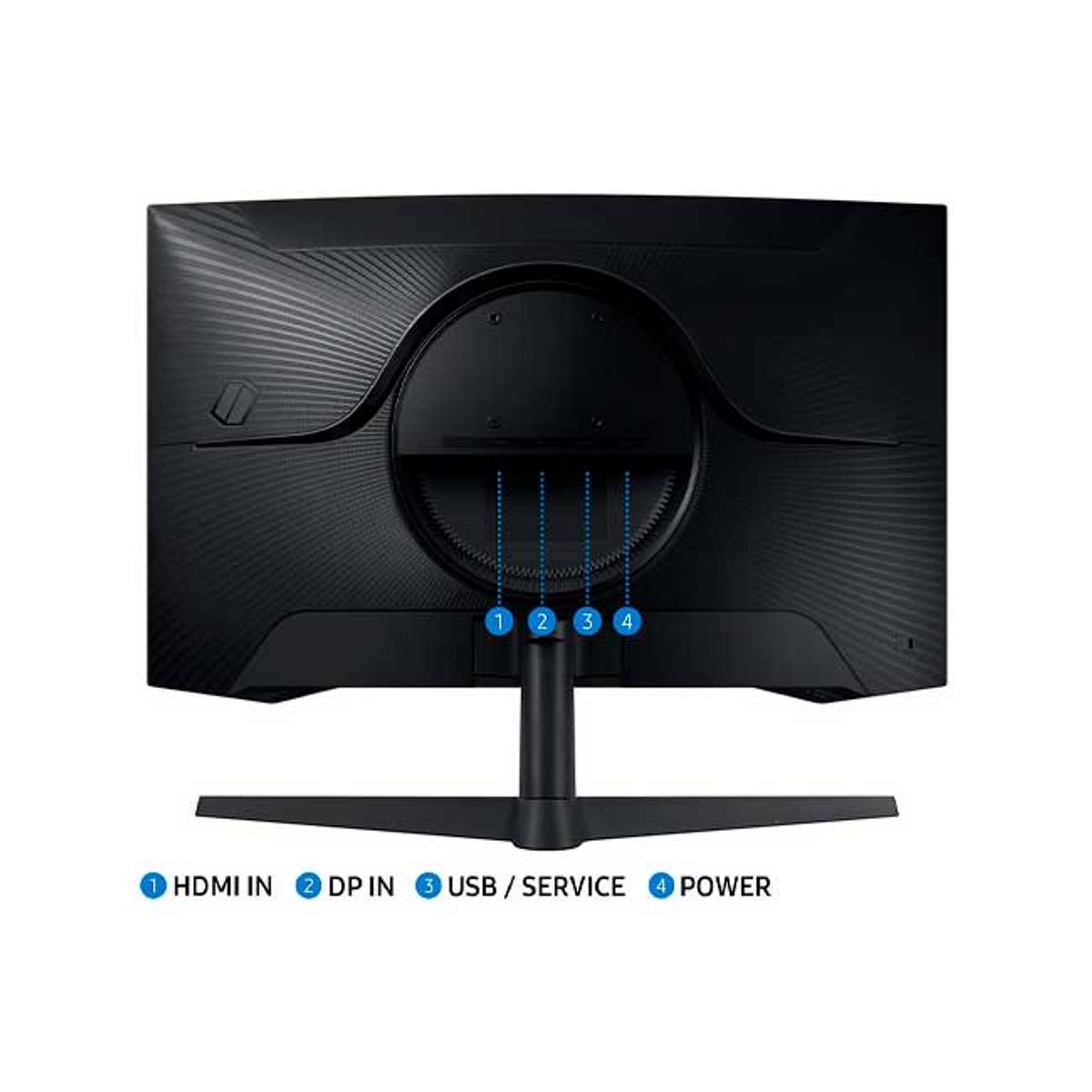 SAMSUNG - Monitor Samsung Odyssey G5 LS27CG552ELXPE 27″ QHD 2560x1440 165Hz 1ms